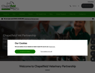 chapelfieldvets.co.uk screenshot