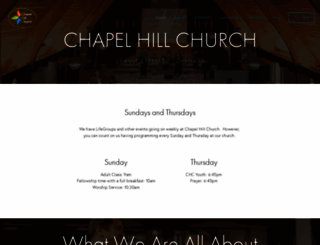 chapelhillchurch.org screenshot