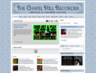 chapelhillrecorder.com screenshot