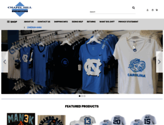 chapelhillsportswear.com screenshot