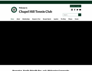 chapelhilltennisclub.com screenshot