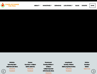 chapelofchange.org screenshot