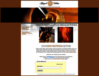 chapelviolins.com screenshot