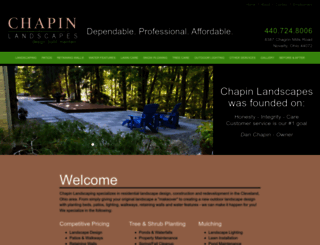 chapinlandscapes.com screenshot