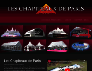 chapiteauxdeparis.fr screenshot