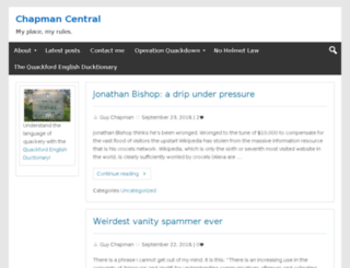 chapmancentral.co.uk screenshot