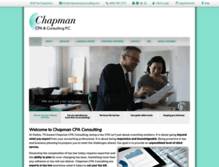 chapmancpaconsulting.com screenshot