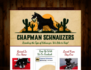 chapmanschnauzers.com screenshot