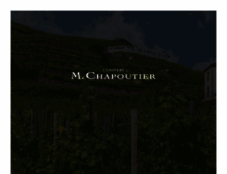 chapoutier.com screenshot