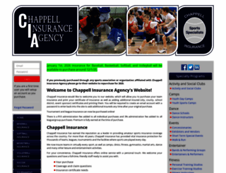 chappellinsurance.com screenshot