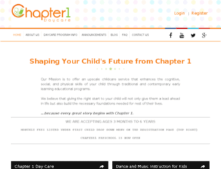 chapter1daycare.net screenshot