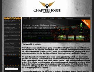 chapterhousestudios.com screenshot