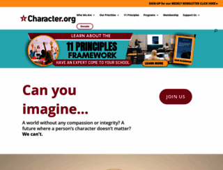 character.org screenshot