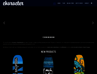 characterskateboards.com screenshot