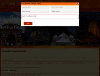 chardham.com screenshot
