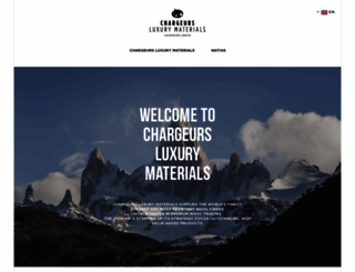 chargeursluxurymaterials.com screenshot
