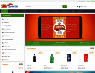 charishmasupermarket.com screenshot