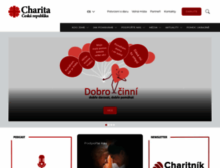 charita.cz screenshot