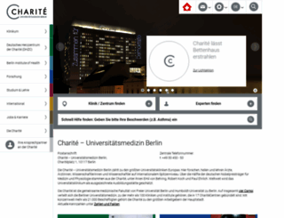 charite.de screenshot