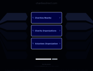 charitiesdirect.com screenshot