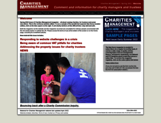 charitiesmanagement.com screenshot