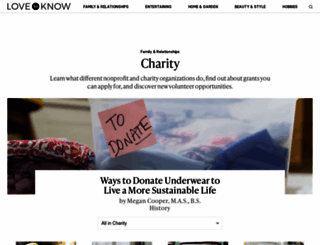 charity.lovetoknow.com screenshot