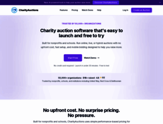 charityauctionstoday.com screenshot