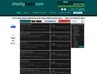 charitybeds.com screenshot