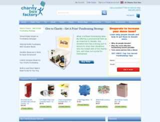 charityboxfactory.com screenshot