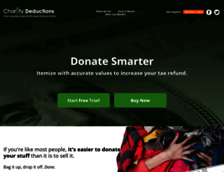 charitydeductions.com screenshot