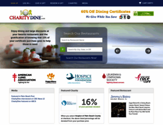 charitydine.com screenshot