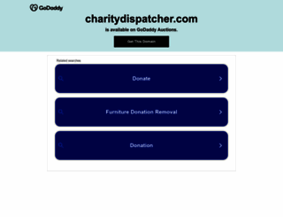 charitydispatcher.com screenshot
