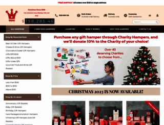 charityhampers.com.au screenshot
