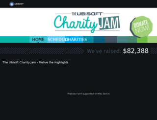 charityjam.ubisoft.com screenshot