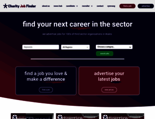 charityjobfinder.co.uk screenshot