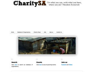 charitysa.co.za screenshot
