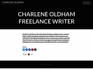 charleneoldham.com screenshot