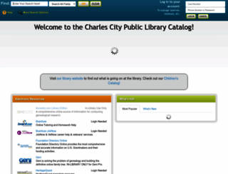 charlescity.biblionix.com screenshot
