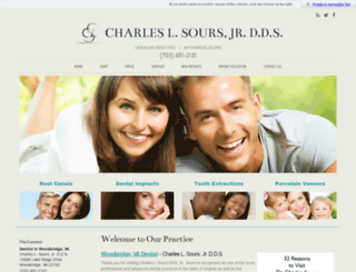 charleslsoursdds.com screenshot