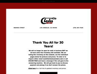 charlesmusicstore.com screenshot