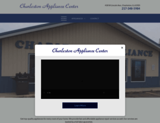 charlestonappliancecenter.com screenshot