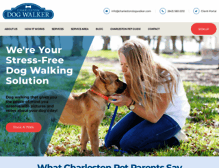 charlestondogwalker.com screenshot