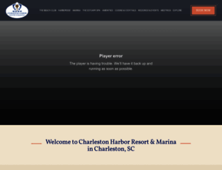 charlestonharborresort.com screenshot