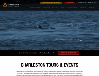 charlestonharbortours.com screenshot