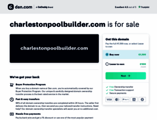 charlestonpoolbuilder.com screenshot
