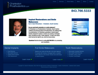charlestonprosthodontics.com screenshot