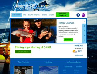 charlestonsportfishing.com screenshot