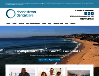 charlestowndentalcare.com.au screenshot