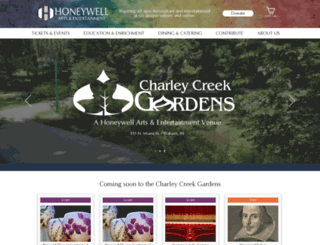 charleycreekgardens.org screenshot