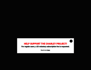 charleyproject.org screenshot